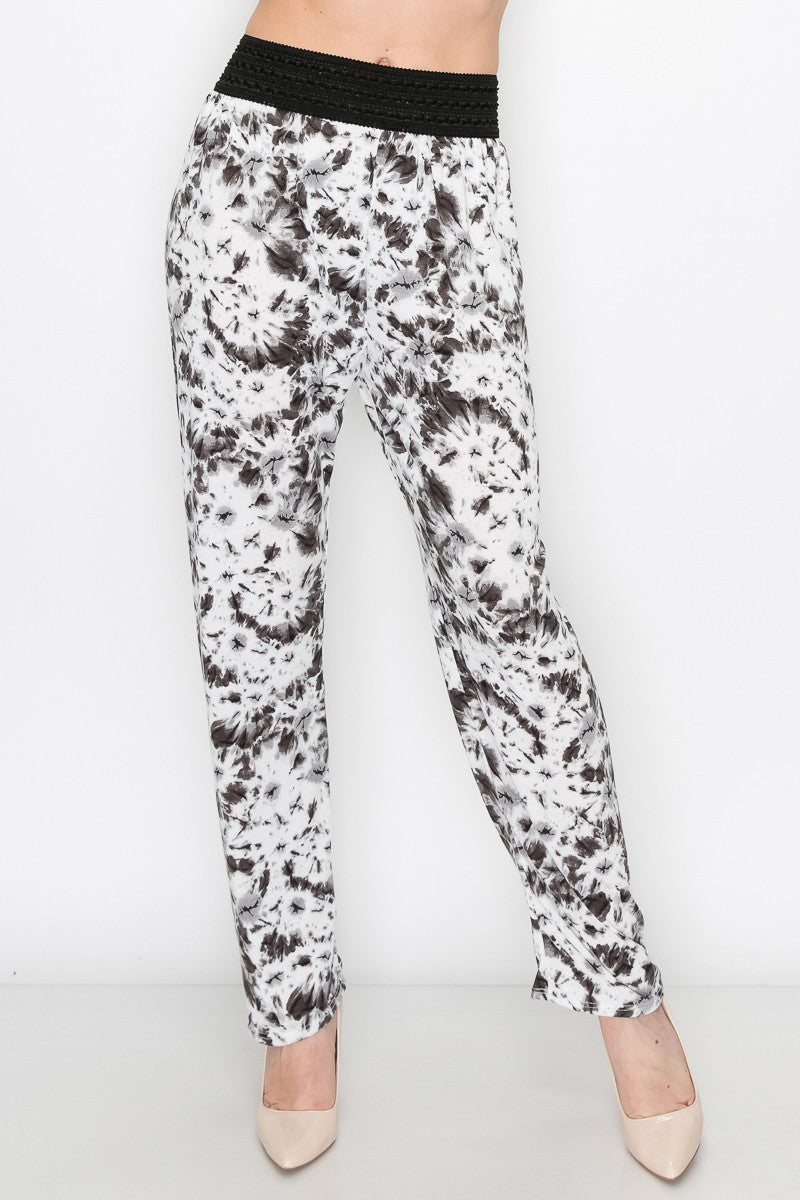 Tie Dye Print Pants