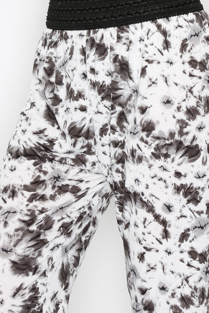 Tie Dye Print Pants