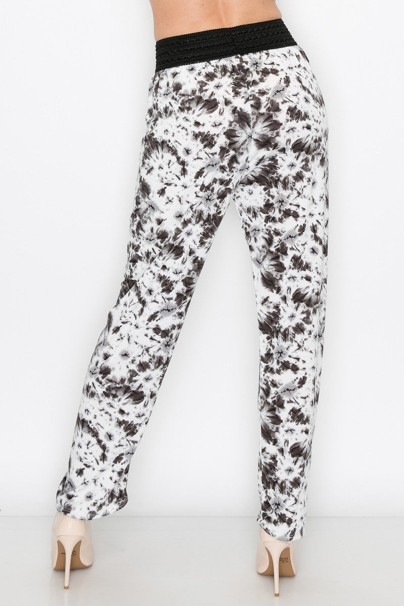 Tie Dye Print Pants