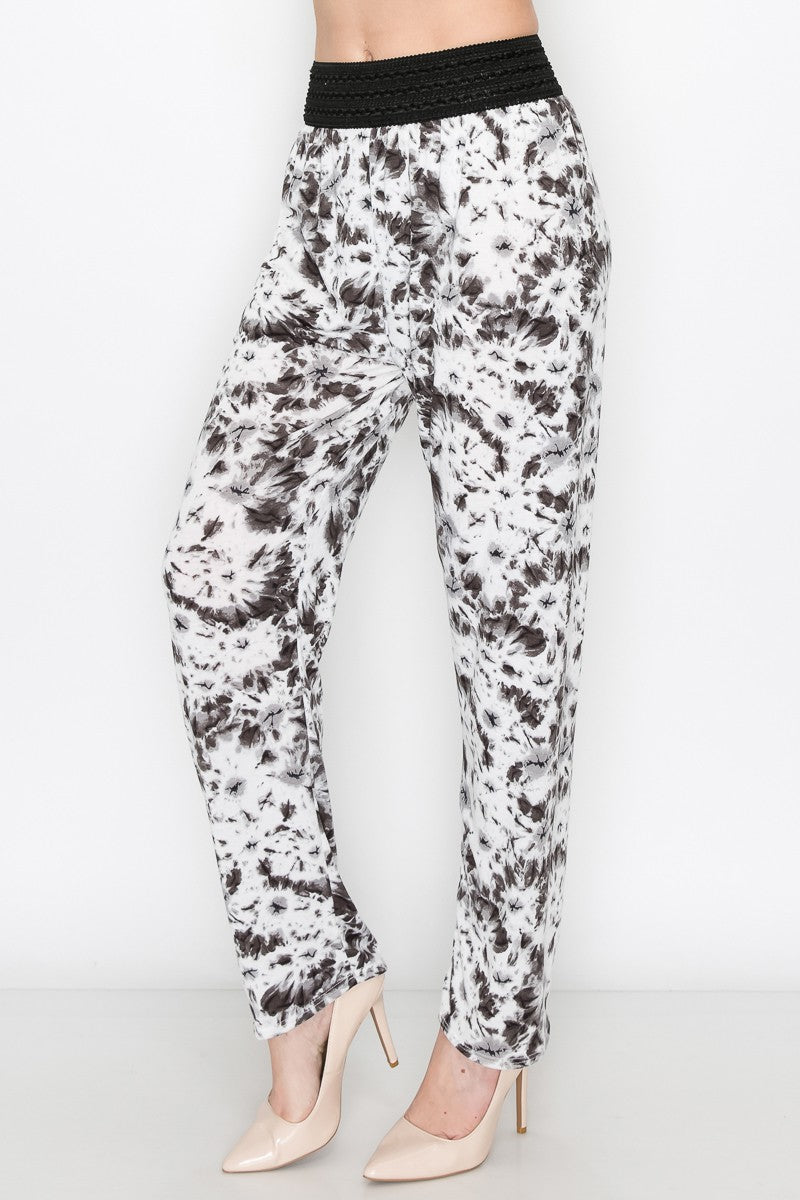 Tie Dye Print Pants