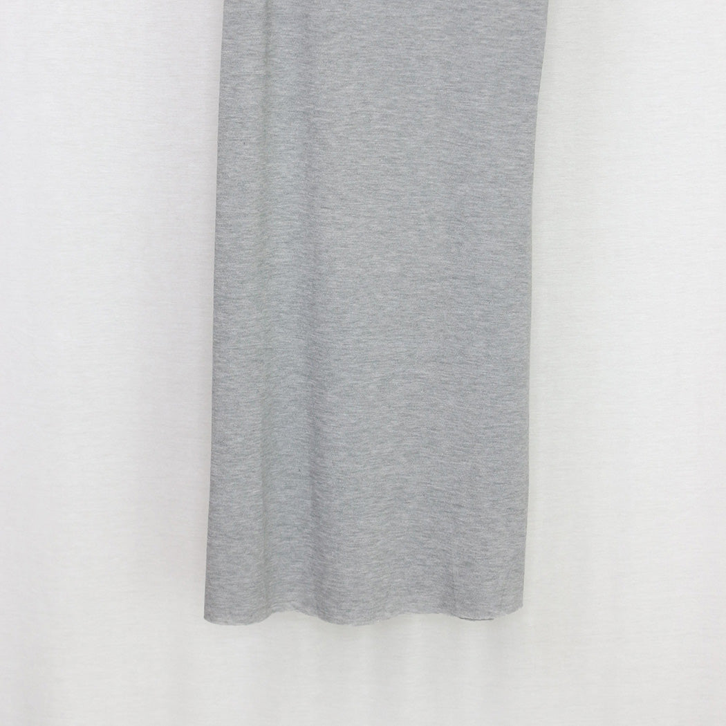 Elastic Waist Wide Leg Pants Grey