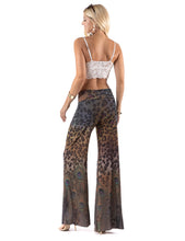Load image into Gallery viewer, High Waist Flare Pants - Animal Print