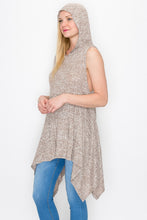 Load image into Gallery viewer, Sleeveless Hooded Top - Mocha