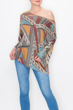 Load image into Gallery viewer, Aztec Print Loose Top