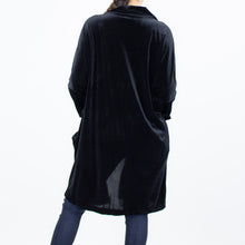 Load image into Gallery viewer, Velvet Kimono Cardigan - Black
