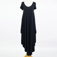 Load image into Gallery viewer, Side Slit Short Sleeve Casual Maxi Dress