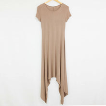 Load image into Gallery viewer, Short Sleeve Side Tails Maxi Dress