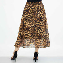 Load image into Gallery viewer, Wild Animal Print Flare Midi Skirt