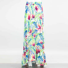 Load image into Gallery viewer, Flared Bottom Tropical Maxi Skirt