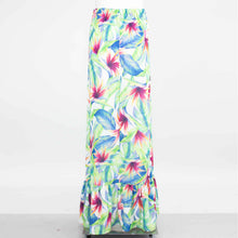 Load image into Gallery viewer, Flared Bottom Tropical Maxi Skirt