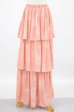 Load image into Gallery viewer, Layered Ruffle Maxi Skirt - Blush