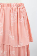 Load image into Gallery viewer, Layered Ruffle Maxi Skirt - Blush