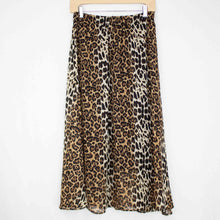 Load image into Gallery viewer, Animal Print Flare Midi Skirt